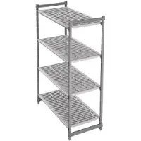 Cambro stelling 183cm hoog 4 schappen - 46cm diep - 91cm breed