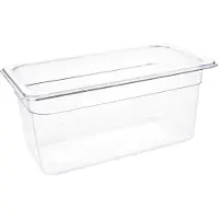 Vogue Gastronormbak Vogue, polycarbonaat, transparant, GN1/3, 150mm diep