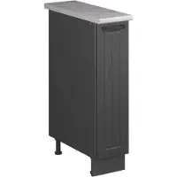Vicco Apotheekkast Fame-Line, Donkergrijs/Antraciet, 20 cm, WB Marmer