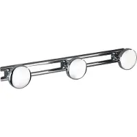 Wenko Kapstok Basic Bxdxh: 24,5x3,3x 6,5 cm, 3 haken in RVS