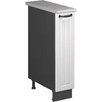 Vicco Apotheekkast Fame-Line, Wit Landhuis/Antraciet, 20 cm, WB Marmer