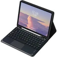 INF Bluetooth-toetsenbordhoes voor Galaxy Tab S7 FE zwart