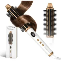 Sansbeauté Wet-2-Dry Föhnborstel - Multistyler - Airstyler - Haarborstel - Krulborstel - Haarborstel - Stijlborstel - Warmteborstel - Volume en Krullen - Roterende Kabel