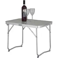 Eurotrail Campingtafel Monaco - Medium - Grijs