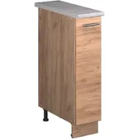 Vicco Apotheekkast Fame-Line, Goudkleurig Eiken/Goudkleurig Eiken, 20 cm, WB Marmer