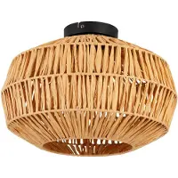 Eglo LED Plafondlamp E27 | Ø 38 cm | Sheldon | Rond | IP20 | Zwart