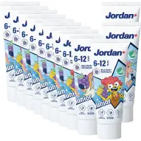Jordan Tandpasta – Junior 6-12 jaar - Voordeelverpakking 12 x 50 ml