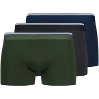 Skiny Boxershorts donkerblauw / groen / zwart