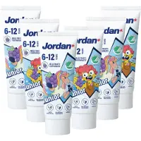 Jordan Tandpasta – Junior 6-12 jaar - Voordeelverpakking 6 x 50 ml