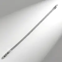 Cavill - Zilveren Ketting 925 Sterling Zilver - 45 cm - Fijne Filigraan Visgraatstructuur - Elegante Dames Kettingen - Duurzaam & Comfortabel