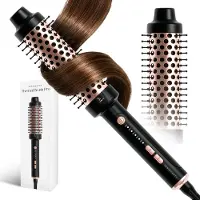 Sansbeauté Blowout Thermal Brush 38 mm - Keramische Warmteborstel - Multistyler - Airstyler - Krulborstel - Haarborstel - Stijlborstel - Volume en Krullen - Roterende Kabel