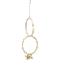 Trixie dubbeletouwring naturel - 16x16 cm