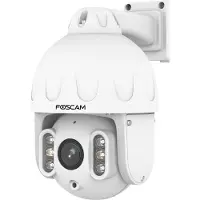 Foscam SD8EP PoE Bewakingscamera Wit 8MP (3840x2160), voeding via ethernet, pan- en kantelfunctie, 4x optische zoom