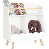 SoBuy Bibliothèque Enfant Nuage Blanc 61x35x71 cm