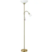 Eglo Vloerlamp Up2 Brons E27+e14