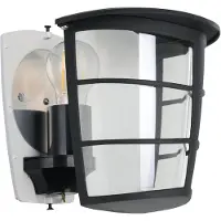 Eglo ALORIA, Buitenwandlamp, Zwart, Aluminium, Kunststof, IP44, Geschikt voor: Entree, Tuin, Terras, E27