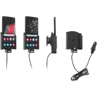 Brodit houder geschikt voor Samsung Galaxy S20/S21 Ultra Actieve houder met 12V USB plug
