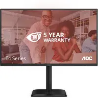 AOC 27E4U computer monitor 68 | 6 cm (27) 1920 x 1080 Pixels Full HD LED Zwart