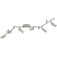 Eglo Led Plafondspot Buzz Rvs 6 Lichts