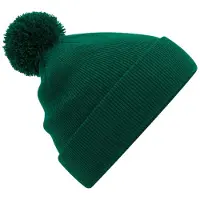 Beechfield Originele Pom Pom muts (Fles groen)