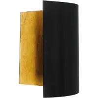 Eglo Wandlamp E27 | Falicetto | Zwart/Goud