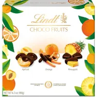 Lindt CHOCO FRUITS abrikoos, sinaasappel & ananas 180g