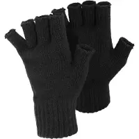 Floso Dames/vrouwen Winterfingerless Gloves (Zwart)