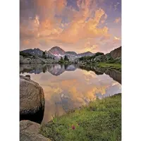 Komar Fotobehang - Alpenglühen 184x254cm - Papierbehang
