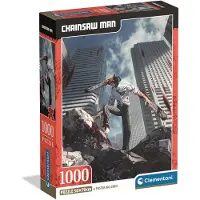 Clementoni - Puzzel - 1000 stukjes - Chainsaw man - met poster - Anime - vanaf 14 jaar