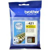 Brother LC-421Y Inktcartridge Geel