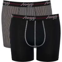 Sloggi Boxershorts grijs / rood / zwart / wit