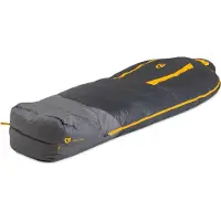 Nemo - Winterslaapzakken - Sonic -20 Goodnight Gray/Torch voor Unisex - Maat Regular - Grijs