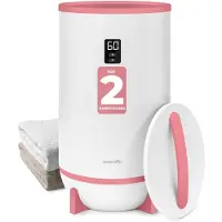SereneLife Handdoek verwarmer – Elektrische Towel warmer met Geurfunctie – Automatische Uitschakeling – Roze