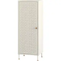 En.casa Schoenenkast Coleraine 115x43x35 cm cremewit []