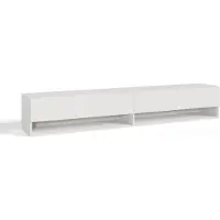 En.casa TV meubel Halmstad zwevend tv lowboard 180x31x30 cm wit []