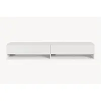 En.casa TV meubel Halmstad zwevend tv lowboard 180x31x30 cm wit []