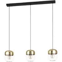 Eglo Maryvilla Hanglamp - E27 - 87 cm - Goud/Zwart