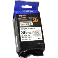 Brother Tape TZe-S261 Zwart op wit (36 mm)