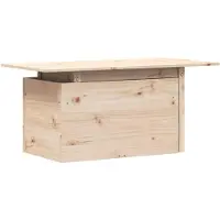 vidaXL Tuintafel 100x50x75 cm massief grenenhout