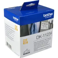 Brother DK- 11234 Etiket Zwart op wit