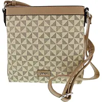 Gabor Schoudertas 'Barina' beige / lichtgrijs / offwhite