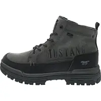 Mustang Veterboots 'Peppin' donkergrijs / zwart