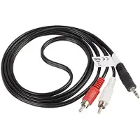 Lanberg Audio Kabel Stereo Minijack 2X Chinch Adapter Voor Pc Laptop Versterker 1,5M