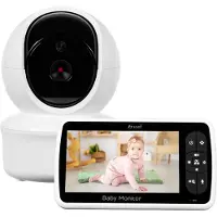 Saaf Babyfoon - Incl. Camera en Monitor - Bestuurbaar/kantelbaar - Praatfunctie - 5" Scherm
