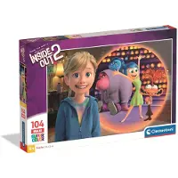 Clementoni - Kinderpuzzel - 104 Maxi Stukjes - Inside Out 2 - Puzzel Vanaf 4 Jaar