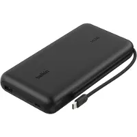 Belkin Boostcharge 25.000 Mah – 140w Pd Met Display & Geïntegreerde Kabel (usb-a + Usb-c)