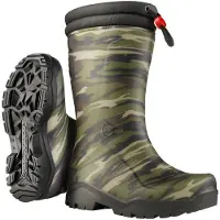 Dunlop kinderwinterlaarzen, gevoerd, camouflageprint, maat 24