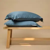 Coco & Cici Bamboe Kussensloop Ocean Blue 1 kussensloop 60x70