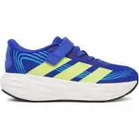 Adidas Sportswear Galaxy mesh sneakers - blauw/geel - maat 34