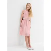 Bonprix Chiffon jurk met paillettenband maat 134